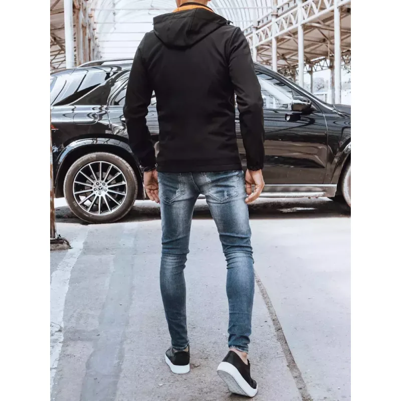 Pánska bunda softshellová čierna Dstreet TX4175 M