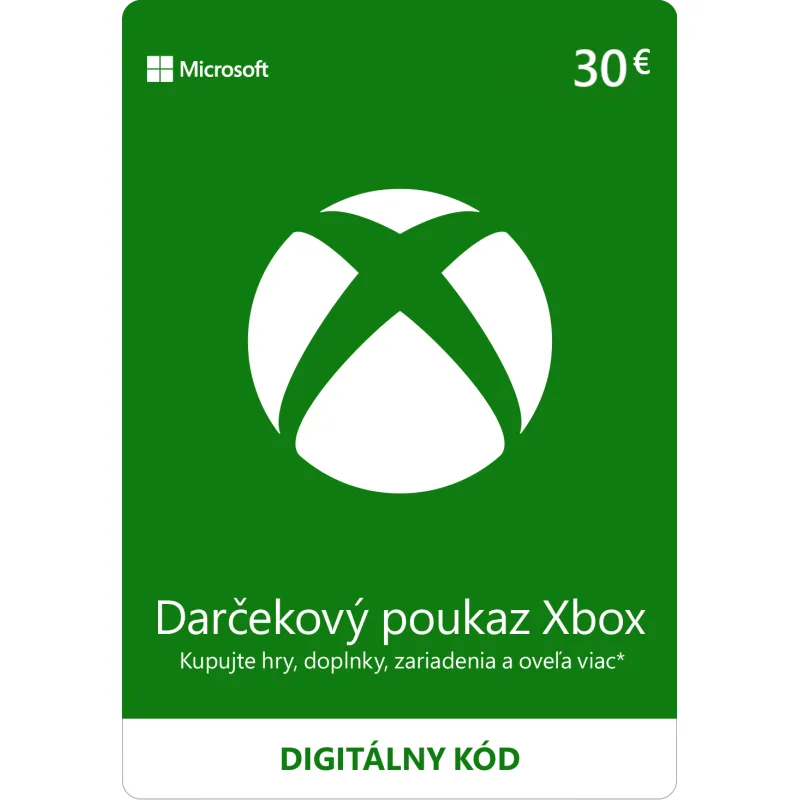 ESD XBOX - Dárková karta Xbox 30 EUR ESD_K4W-02562