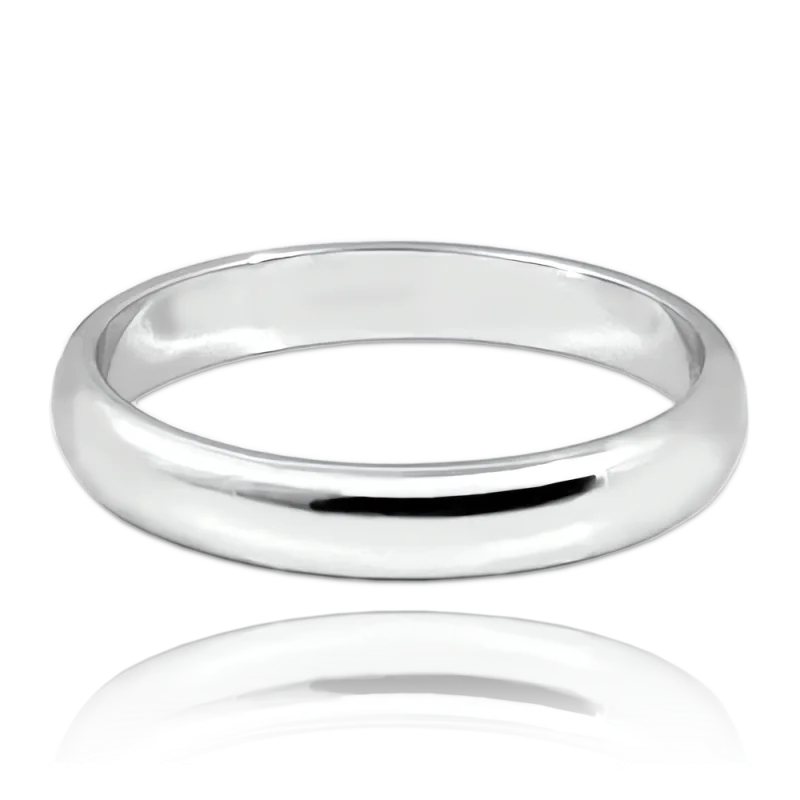 MINET+ Stříbrný snubní prsten 4 mm - vel. 62 JMAN0447SR62