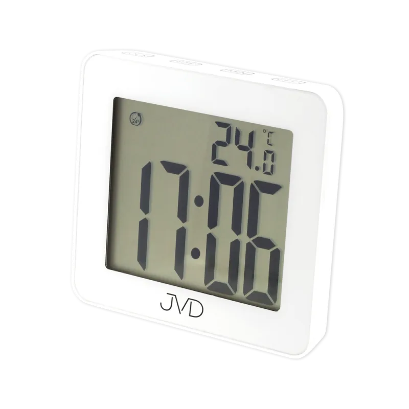 JVD Koupelnové bílé digitální hodiny JVD SH8209