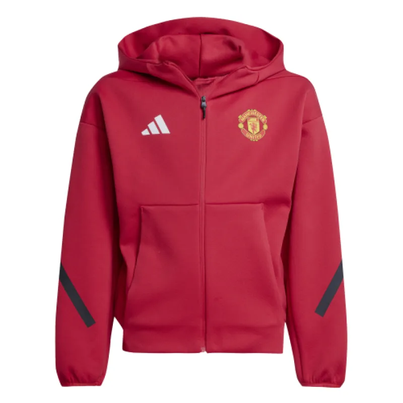 Adidas Manchester United bunda červená detská
