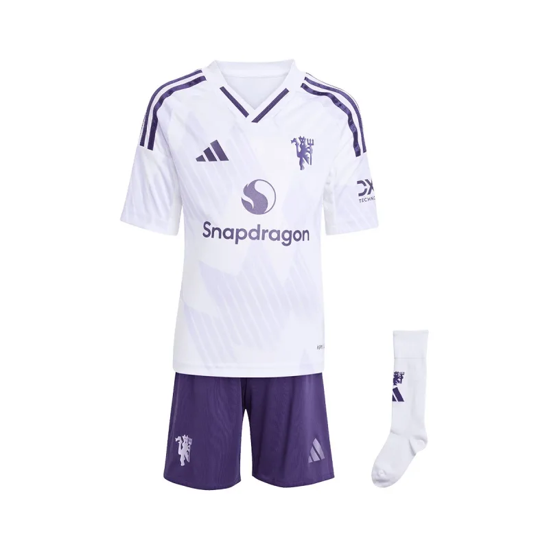 Adidas Manchester United set detský (2025-2026) vonkajší + vlastné meno a číslo