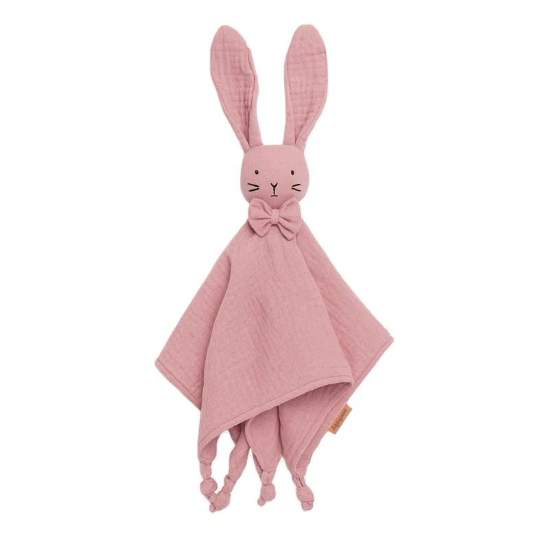 Mušelínový usínáčik New Baby Rabbit pink