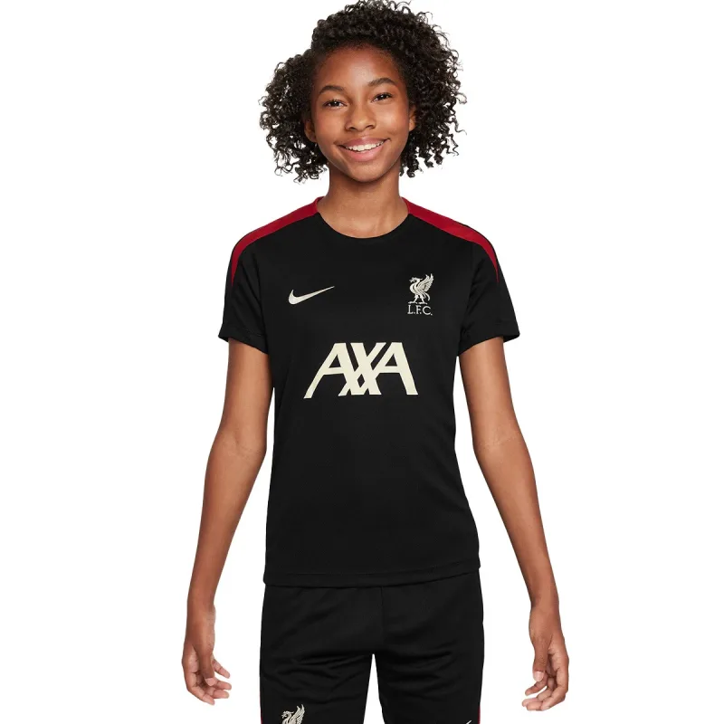 Nike Liverpool FC tréningový dres čierny detský 2024-2025
