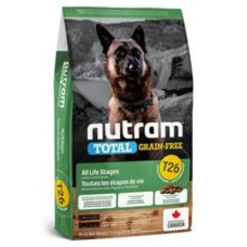 Nutram Total Grain-Free Lamb & Legumes, Dog 2x11,34 kg