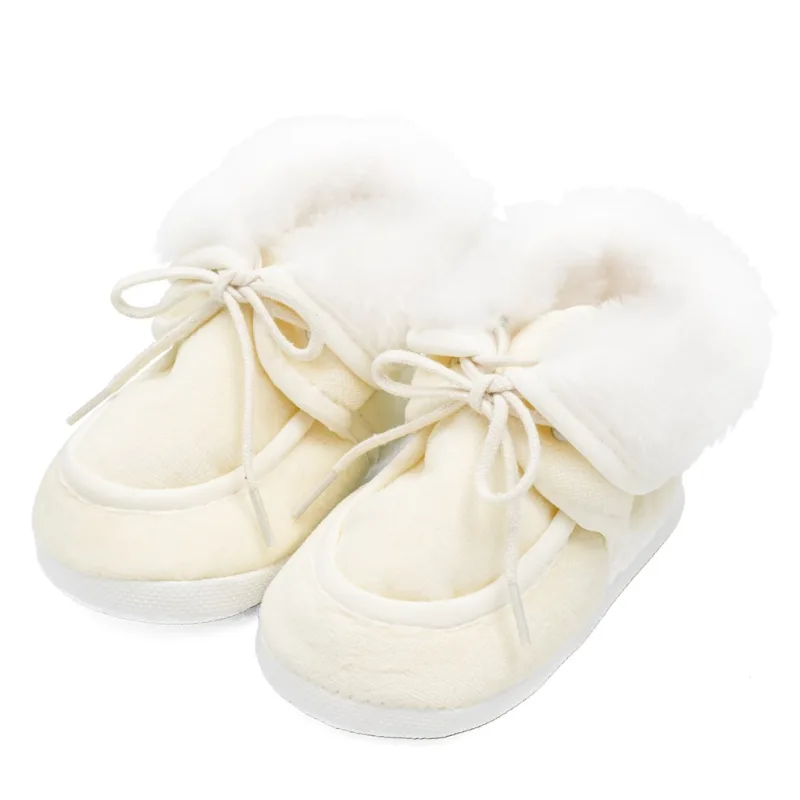 Dojčenské zimné capačky New Baby bežové 3-6 m