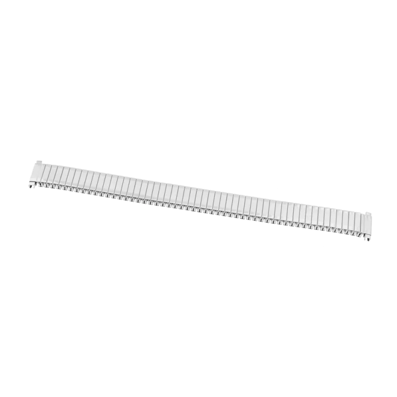 JVD Unisex kovový pružný stříbrný řemínek na hodinky Kovový tah KT 196/20