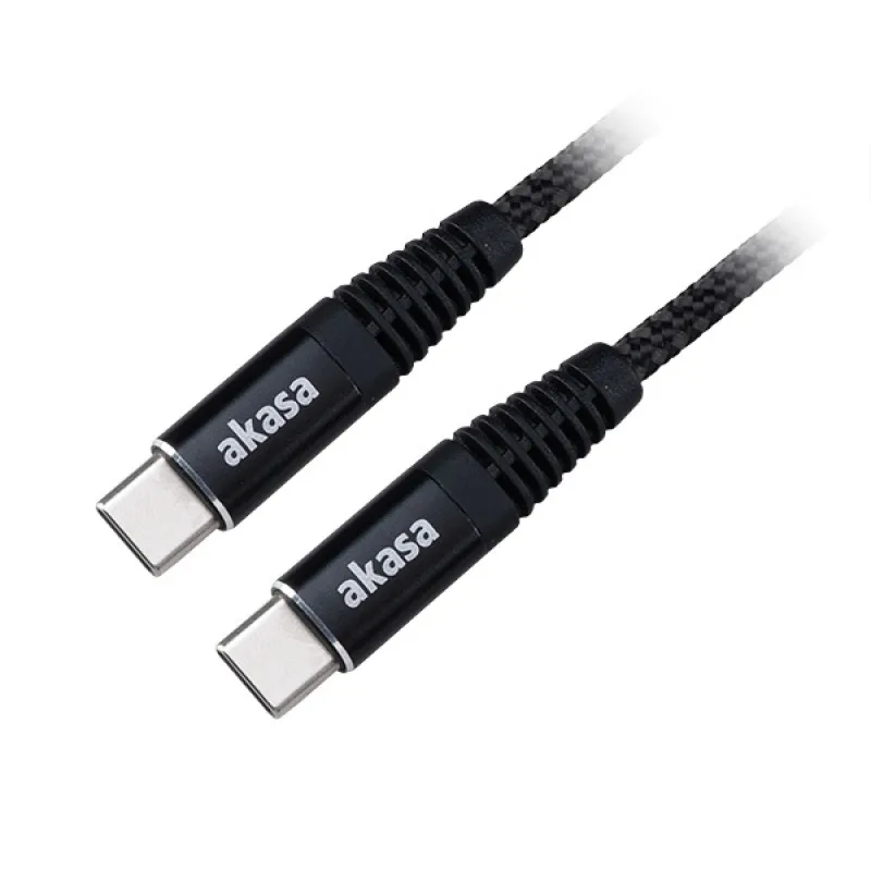 AKASA - USB Type-C kábel - 1m AK-CBUB54-10BK