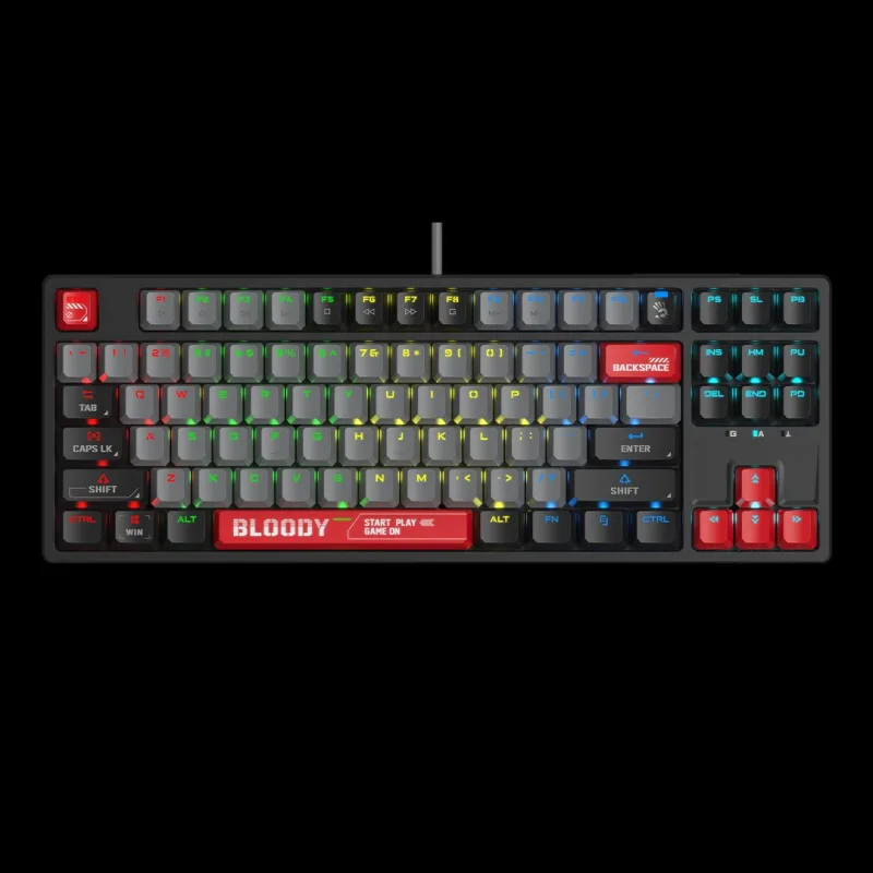 A4tech Bloody Klávesnice S87, herní klávesnice, mechanická, drátová, …