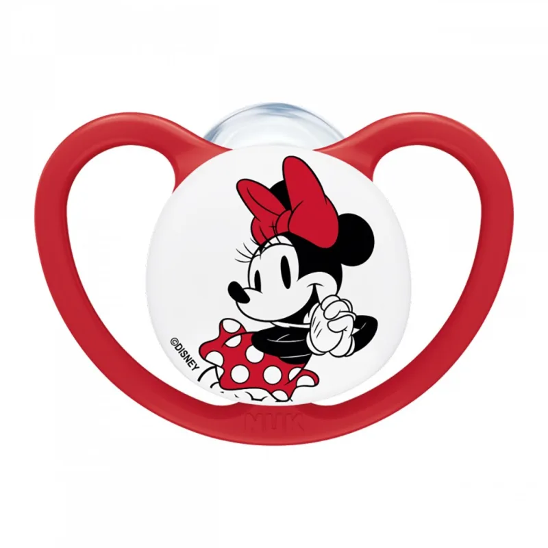 Cumlík NUK Perfect Match Air Disney Mickey Mouse 6-18 mesiacov red