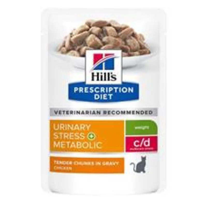Hill’s Fel. PD C/D Urinary Stress+Metabol. Kapsa 12x85gNEW