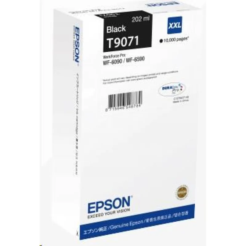 Čierna atramentová kazeta EPSON WorkForce-WF-6xxx čierna XXL 202 ml…