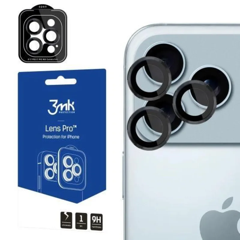 3mk Lens Protection Pro Black pro Apple iPhone 17 Pro / 17 Pro Max…