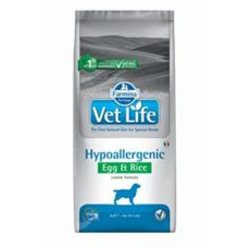 Vet Life Natural DOG Hypo Egg & Rice 12 kg