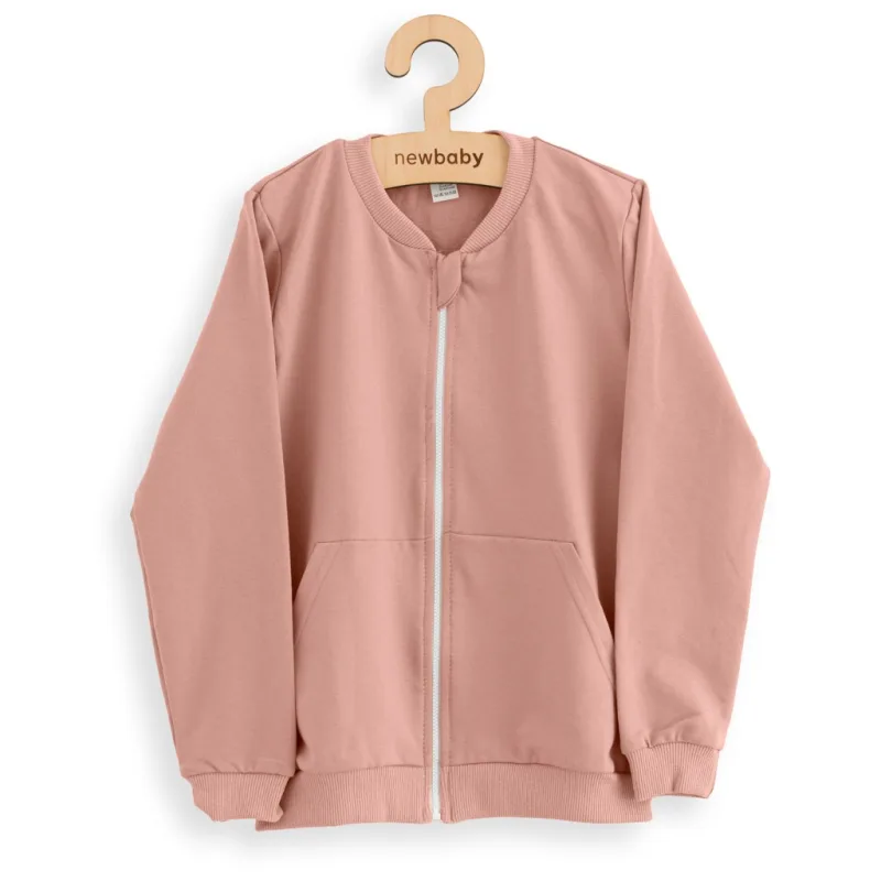 Detská tepláková mikina New Baby Kindergarten pink
