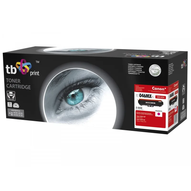 Toner TB kompatibilný s Canon TC-046MXN, Magenta, 5000, new TC-046MXN