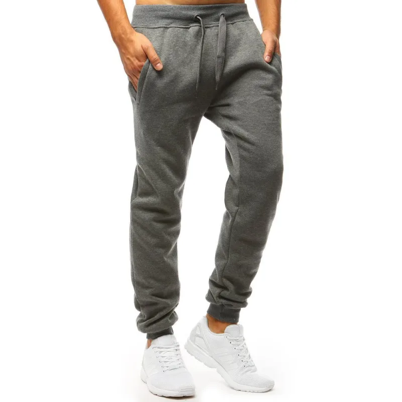 Dstreet UX2872 pánské tepláky sivé XL