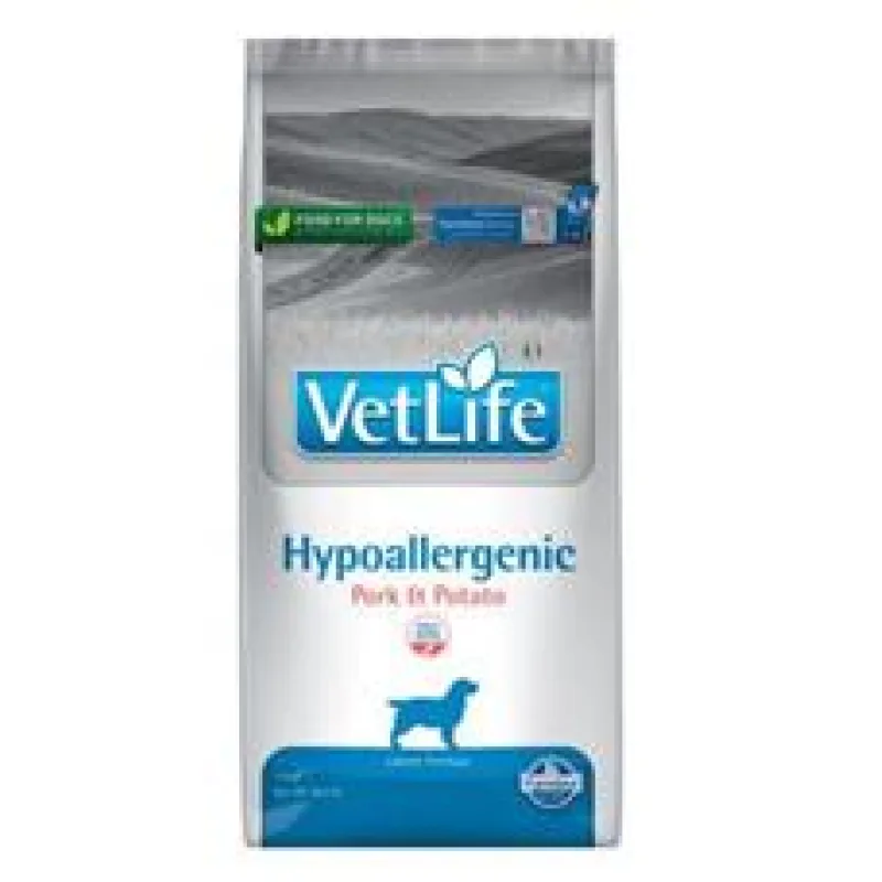 Vet Life Natural DOG Hypo Pork & Potato 12kg