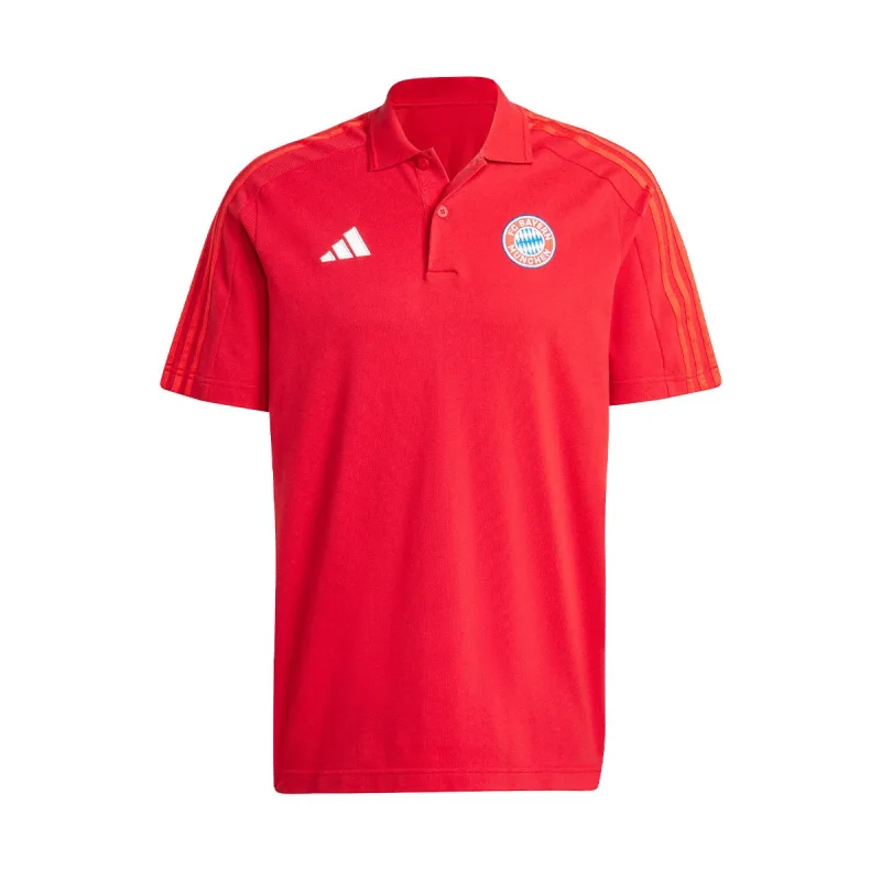 Adidas FC Bayern München - Bayern Mníchov polokošeľa červená pánska - SKLADOM