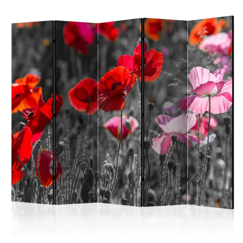 Artgeist Paraván - Red Poppies II [Room Dividers]