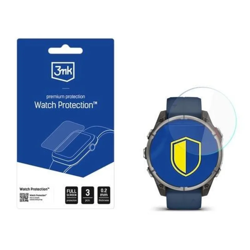 3mk hybridní sklo Watch Protection FlexibleGlass pro Garmin quatix 8 –…