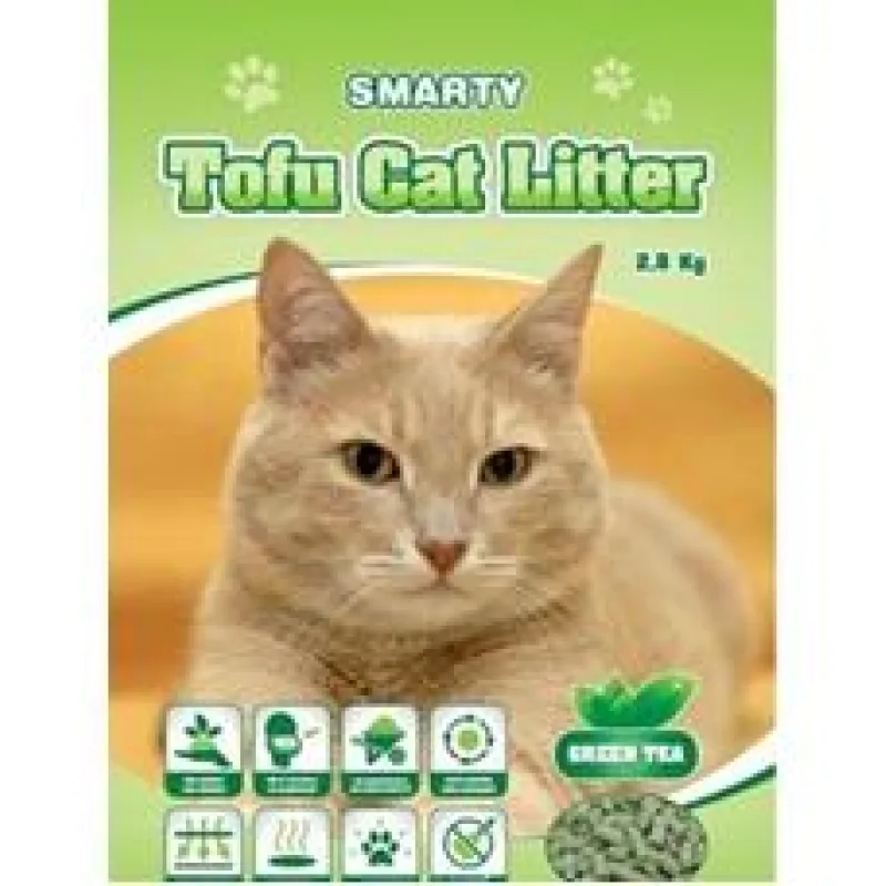 Smarty Tofu Cat Litter Green Tea podestýlka 12 l