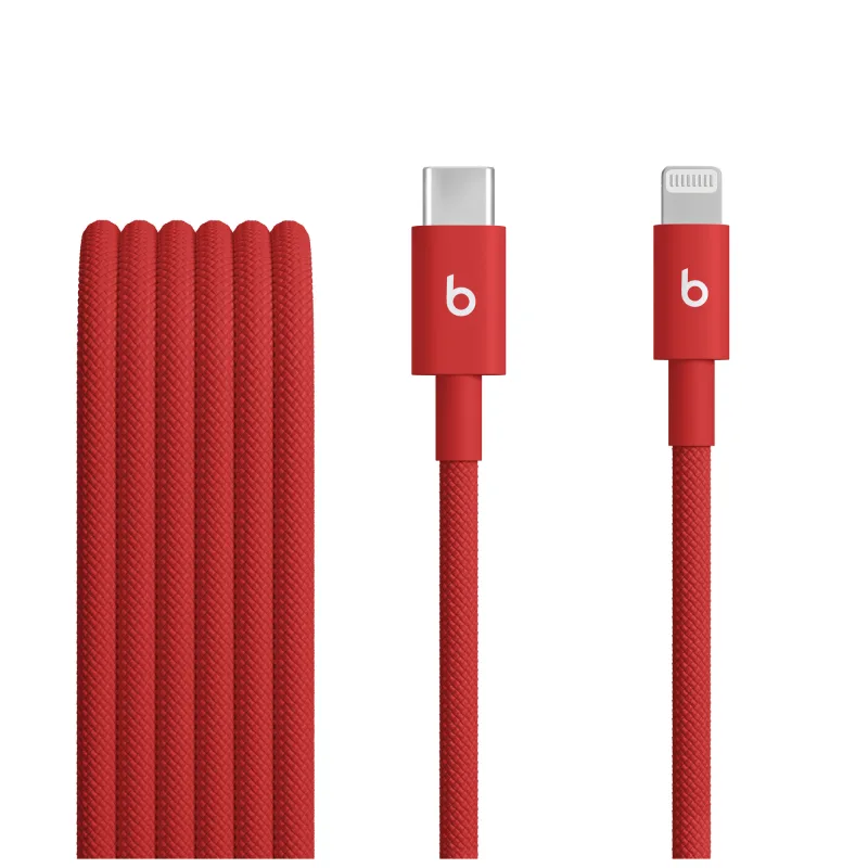 Apple Beats USB-C to Lightning Woven Cable (1.5 m) - Rapid Red MFEH4EE/A