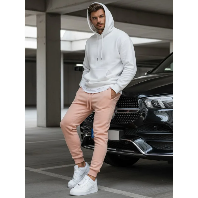 Pánske tepláky ružové Dstreet UX3452 L