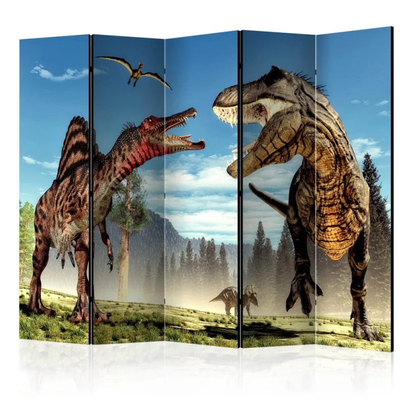 Artgeist Paraván - Dinosaurs Fight II [Room Dividers]