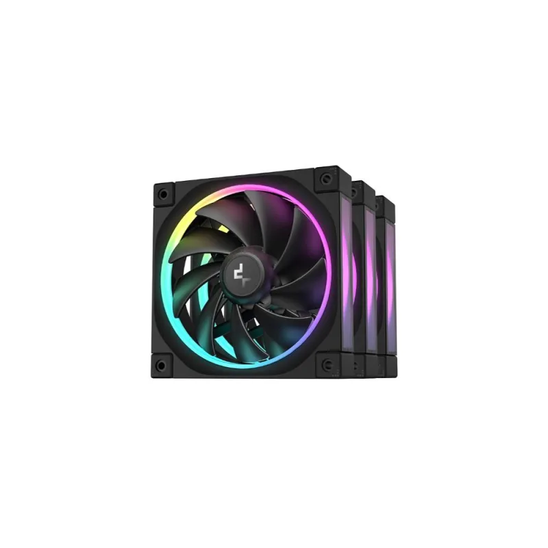 DEEPCOOL Ventilátor FL12 3v1, 3x120mm, ARGB, černá R-FL12-BKAPN3-G