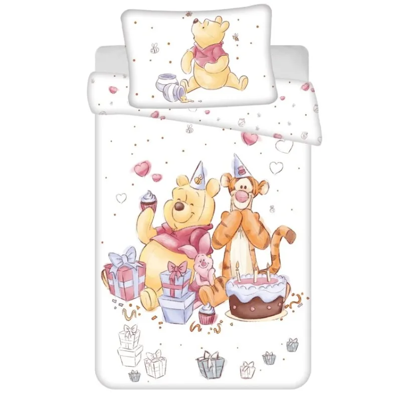 Obliečky do postieľky WTP Birthday party baby 100x135, 40x60 cm