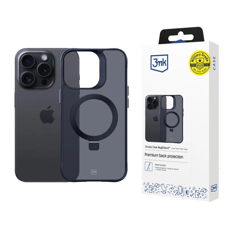 3mk ochranný kryt Smoke Case Mag&Stand pro Apple iPhone 13 Pro…