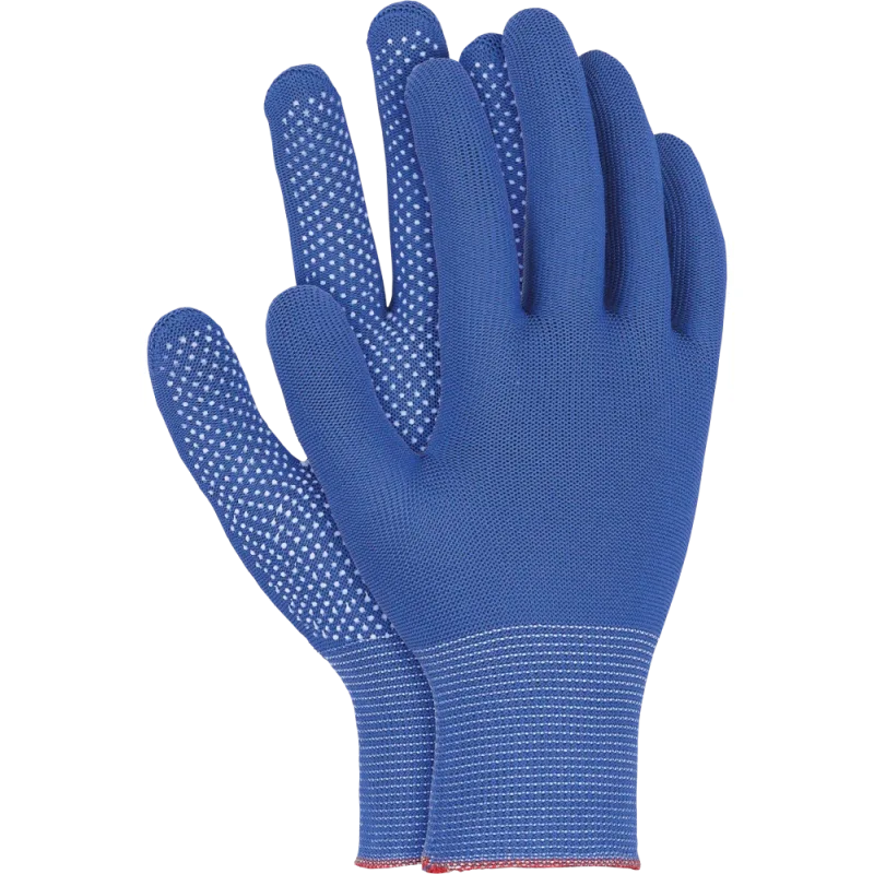 Ogrifox DOTUA SZ rukavice s PVC tečky blue L/9