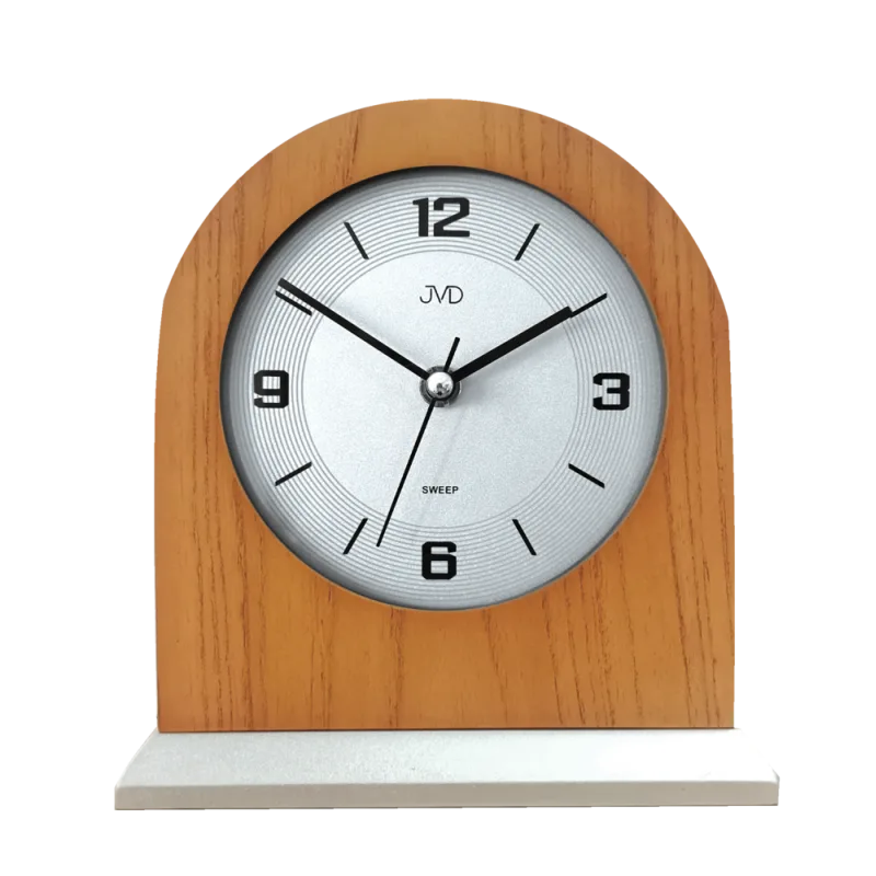 JVD Dřevěné netikající stolní retro hodiny JVD HS24012/11