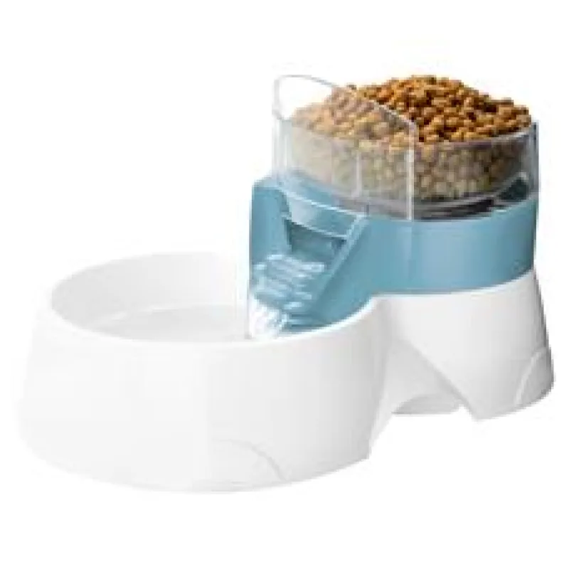 Fontánka Pet Feeder s miskou pro krmení EBI modrá 28x19 1 ks