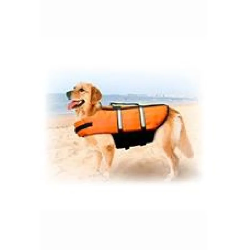 Vesta plavací Dog oranžová XS