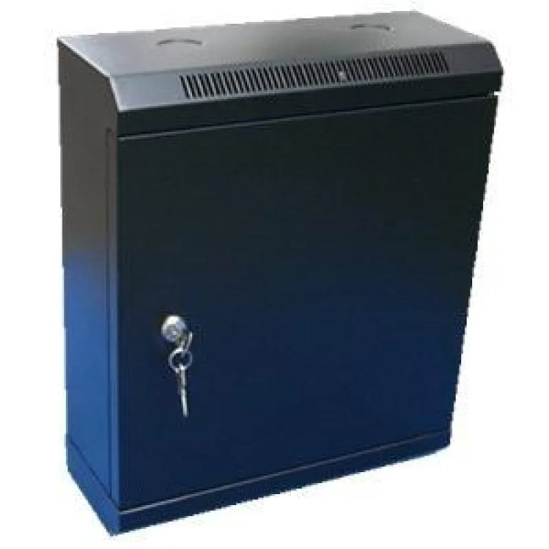 10" rack jednodielny 9U/ 140 DATACOM čierny plech.dvere 7047