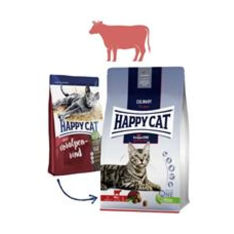 HAPPY CAT NEW Culinary Voralpen-Rind / Hovězí 2 x 10 kg