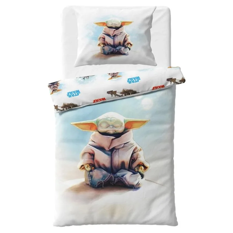 Detské obliečky Star Wars Baby Yoda 140x200/70x90 cm