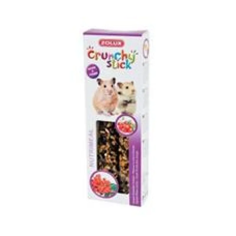Pochoutka CRUNCHY STICK rybíz/jeřabina pro křečkyZolux 1 ks