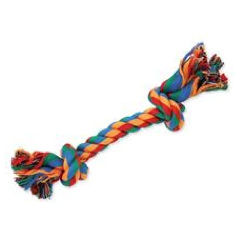 Uzel DOG FANTASY bavlněný barevný 2 knoty 25 cm