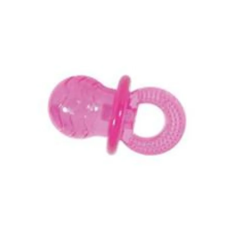 Hračka pes dudlík TPR POP PACIFIER růžová Zolux 10 cm