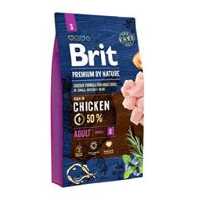 Brit Premium by Nature ADULT S 3 kg