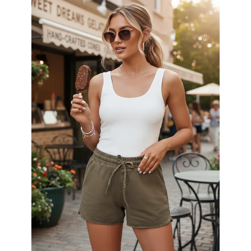 Dstreet SY0364 kraťasy hnedé XL