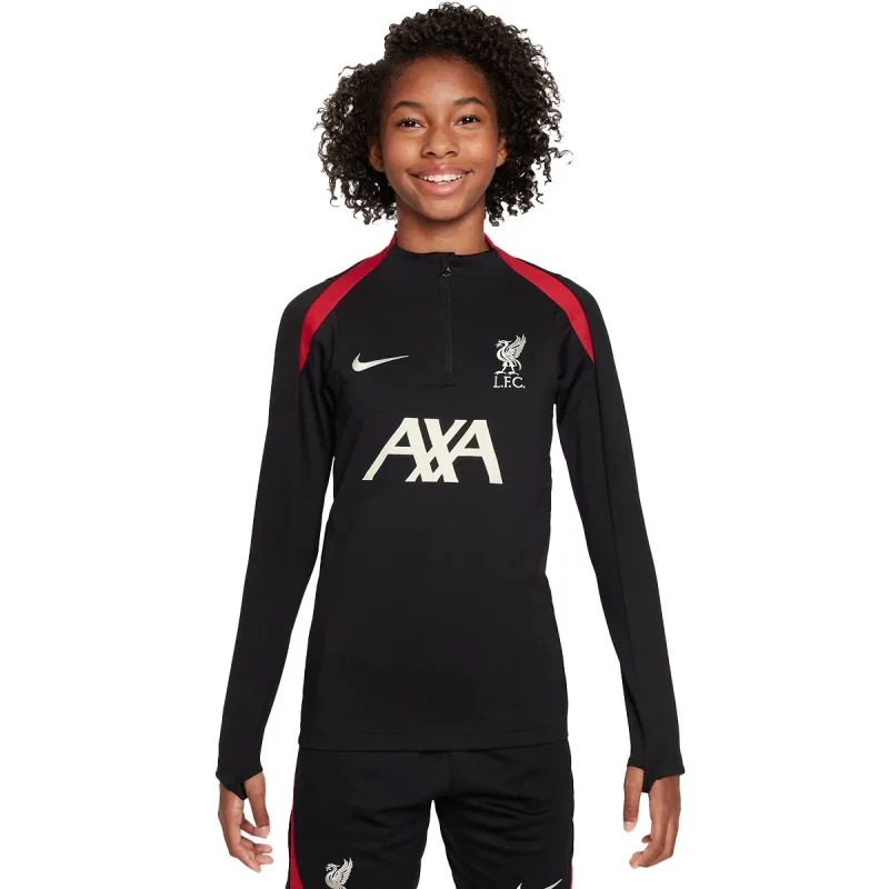 Nike Liverpool FC tréningová mikina čierna detská 2024-2025