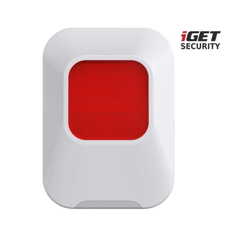 iGET SECURITY EP24 - vnútorná siréna napájaná batériou + USB portom, pre…