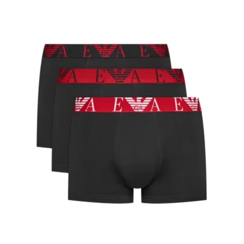 Emporio Armani 111357 4F715 Boxer 3 Pack Black