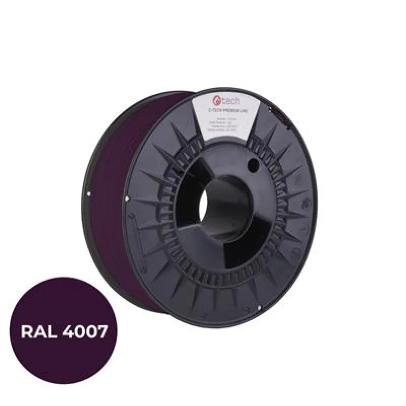 Tlačová struna (filament) C-TECH PREMIUM LINE, PETG, purpurová fialková,…