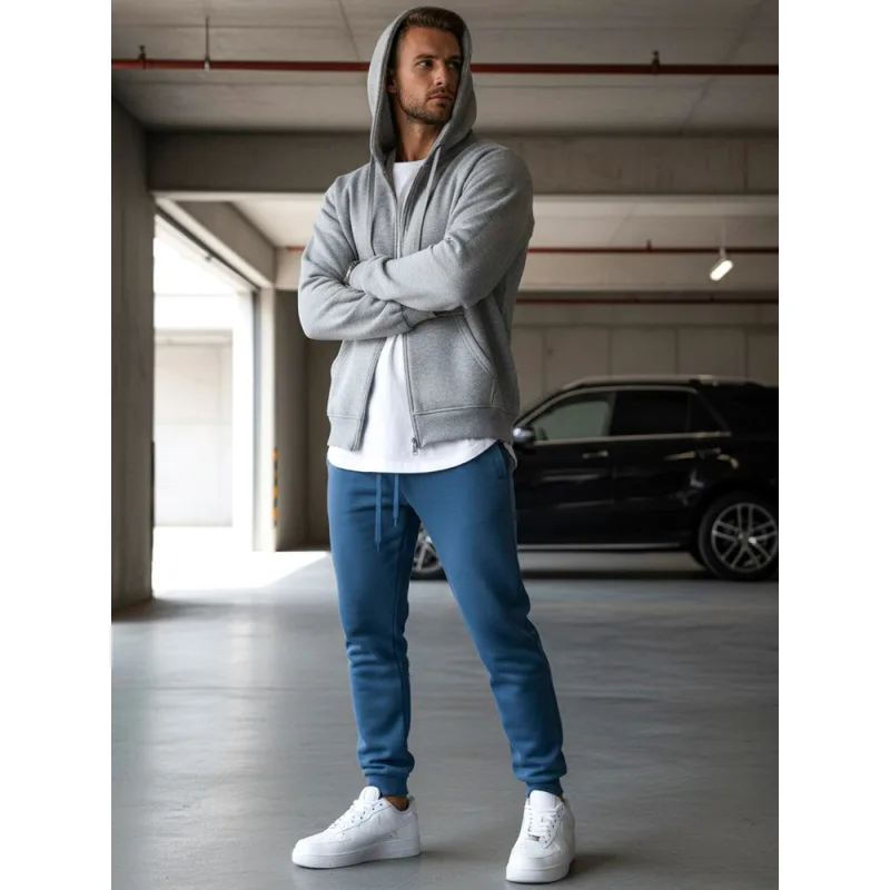 Pánske tepláky modré Dstreet UX3370 XL