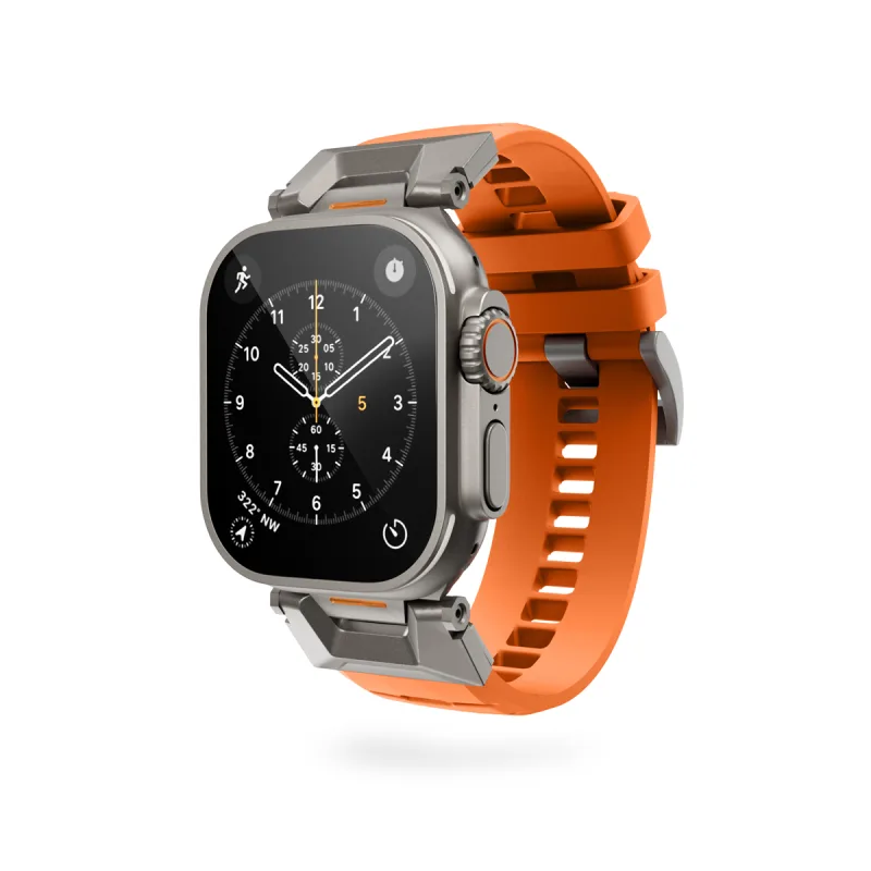 Epico Rubber Pro remienok s nerezovým zapínaním pre Apple Watch 49/46/45…